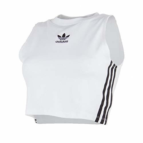 Producto Adidas Crop Tank Camiseta, Mujer, 44, Blanco