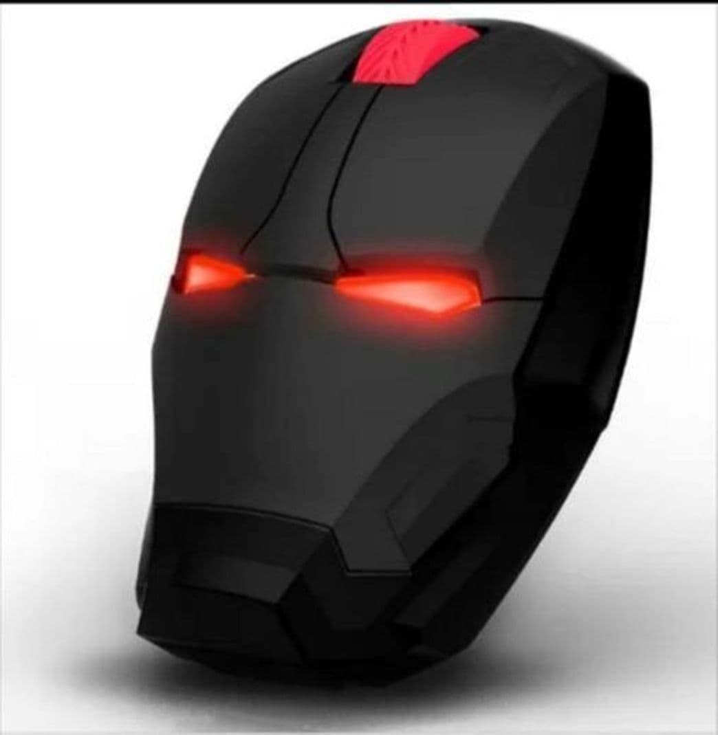 Moda Mouse Inalámbrico De Juego Con Luz Led Y Diseño De Iron Man