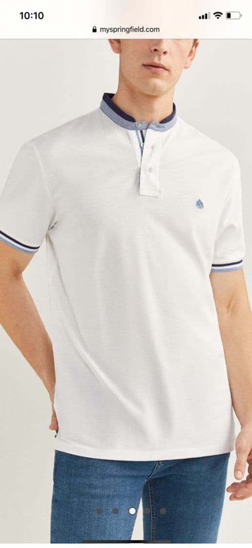 Fashion Polo mao slim tipping | PÓLOS | Springfield