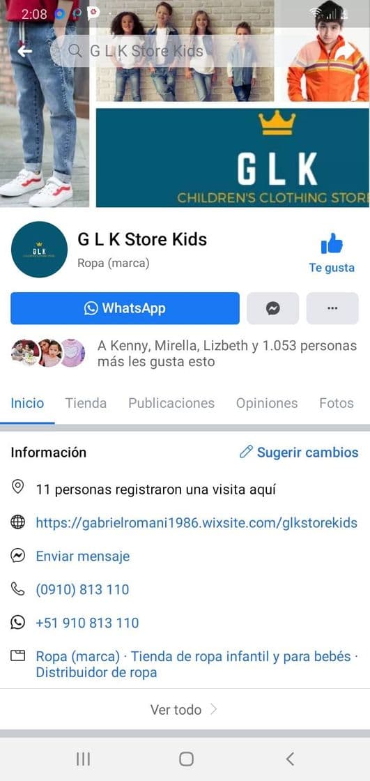 Producto G L K Store Kids - Reviews