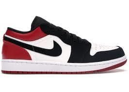 Moda Jordan 1 Low Black Toe