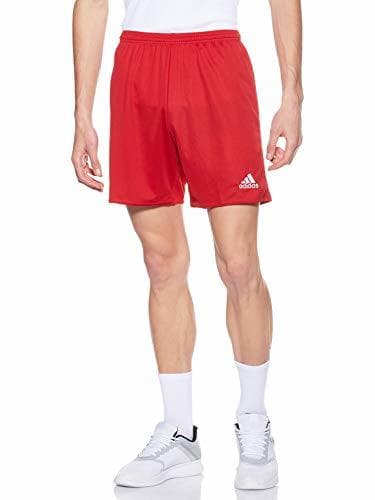 Fitness adidas Parma 16 Intenso Pantalones Cortos para Fútbol, Hombre, Rojo/Blanco