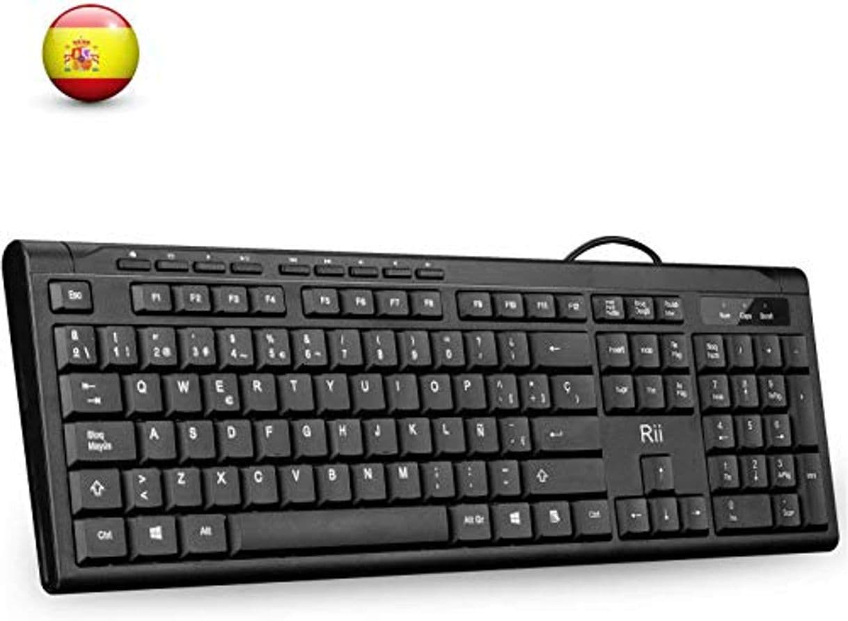 Electrónica Rii RK907 USB - Teclado con Cable