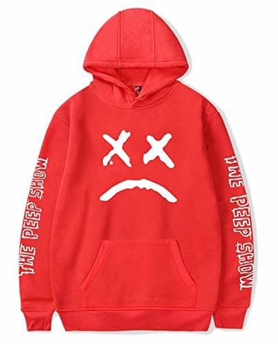 Moda ShallGood Unisex Sudadera con Capucha 2018 Lil Peep Rapper Harajuku Hip Hop