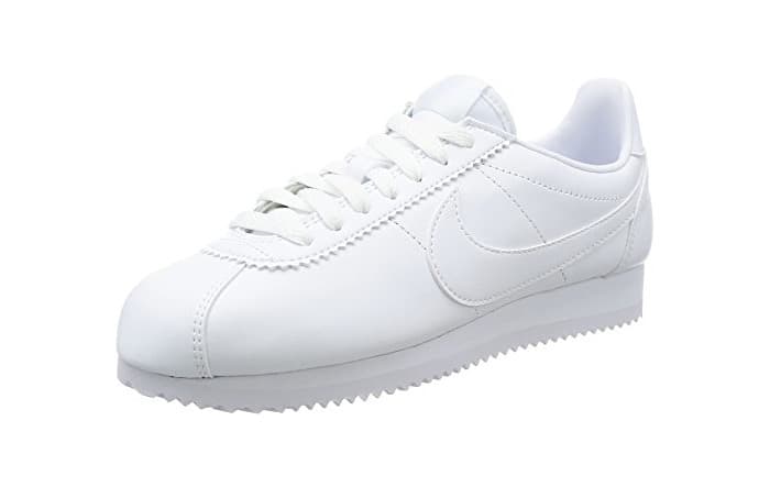 Fashion Nike Wmns Classic Cortez Leather, Zapatillas Para Mujer, Blanco