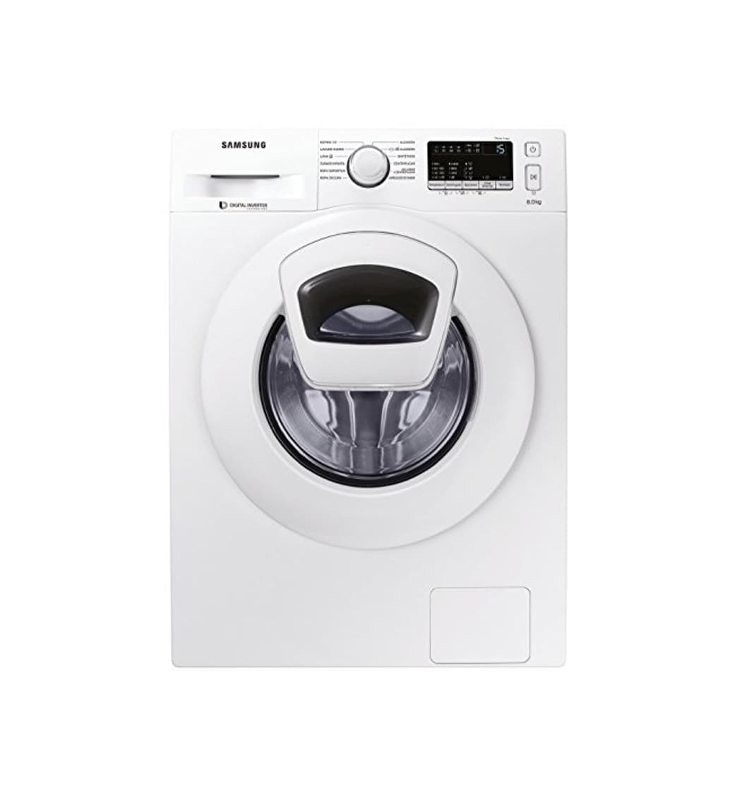 Product Samsung WW80K4430YW/EC Independiente Carga frontal 8kg 1400RPM A+++ Blanco - Lavadora