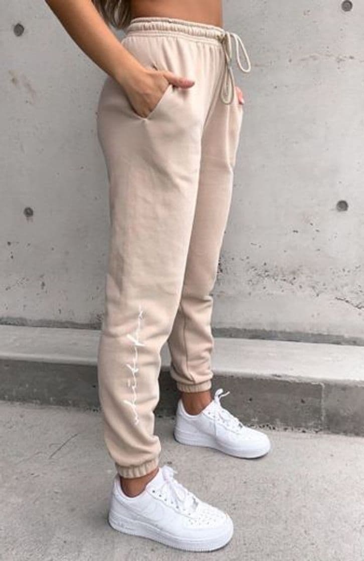 Fashion Beige Sweatpant