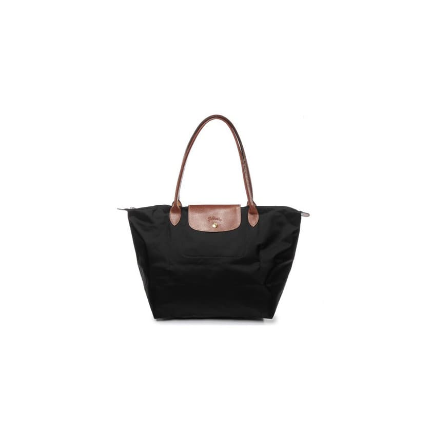 Moda Longchamp - Bolsa de Sintético Mujer, color Negro, talla 19x30x31 cm