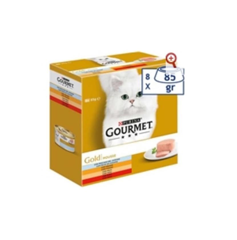 Producto Comida húmida gato seleção de mousses- Purina Gourmet Gold