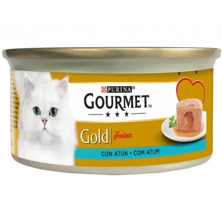 Producto Comida húmida gato gold fondant atum- Purina Gourmet 