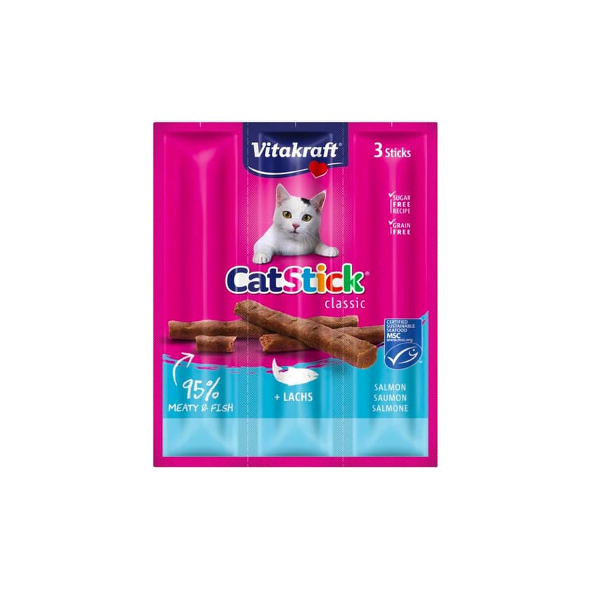 Producto Snack salmão stick mini- Vitakraft