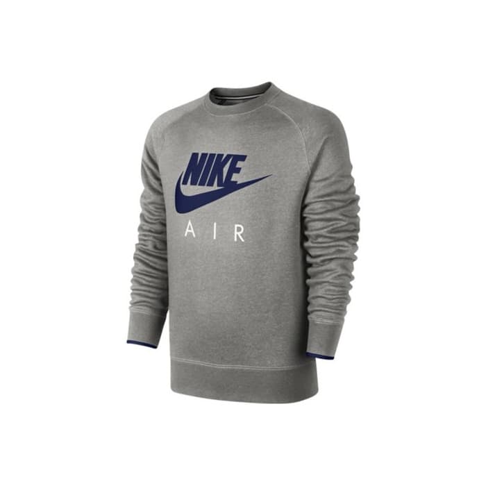 Fitness Nike AW77 FLC Crew-Air HERITAG - Sudadera para Hombre