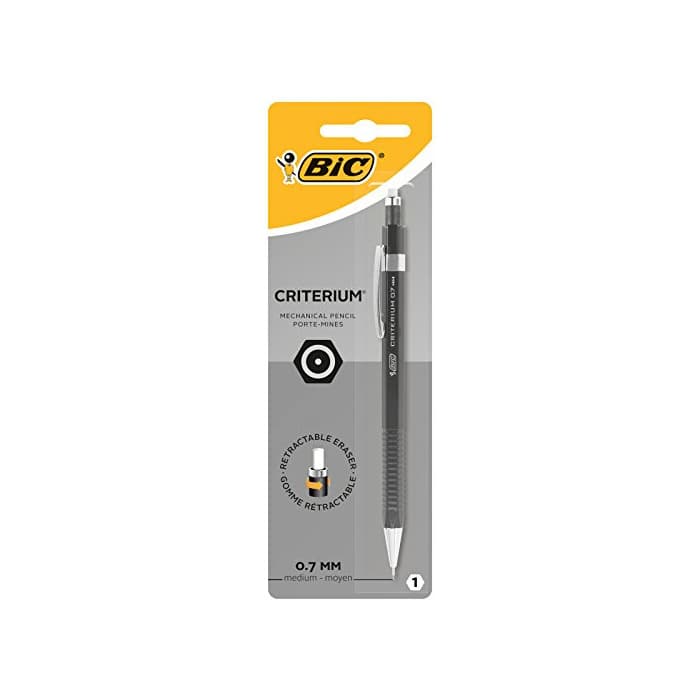 Electrónica BIC Criterium - Portaminas recargable con minas HB de 0