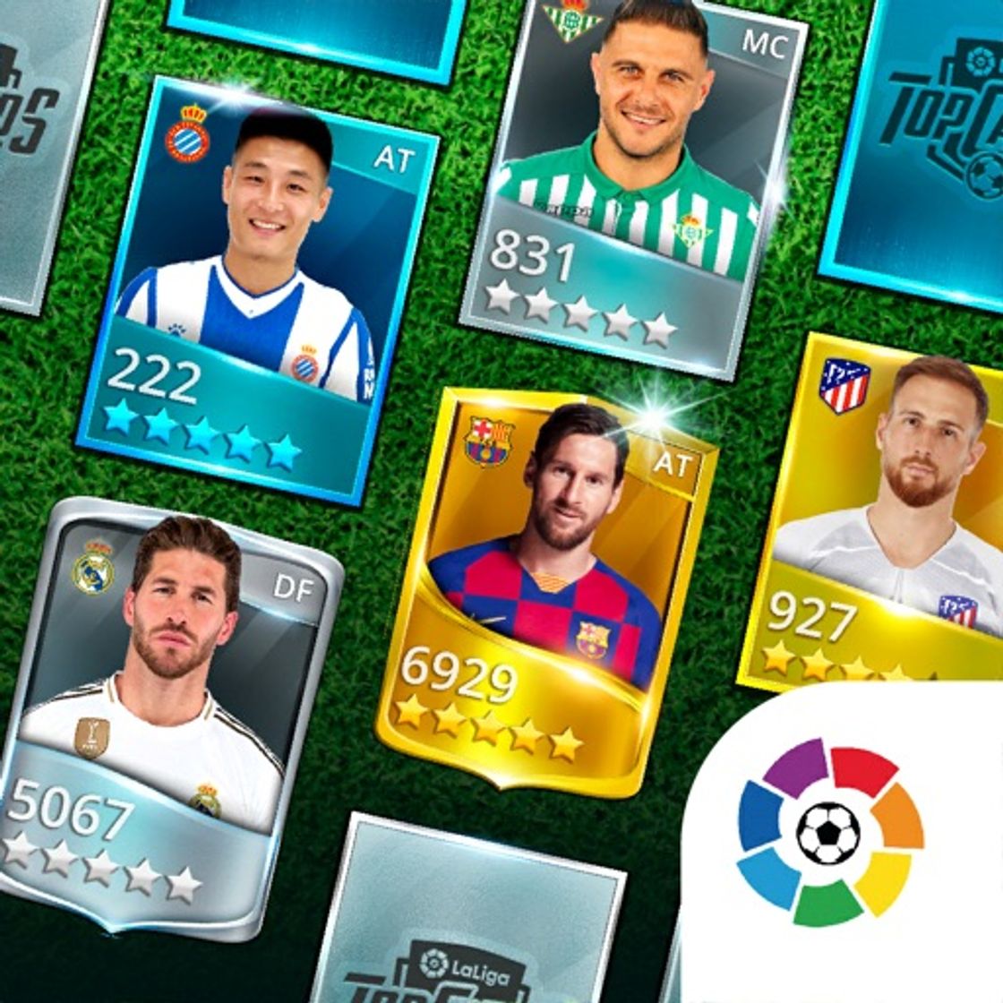 App LaLiga Top Cards Soccer 2020