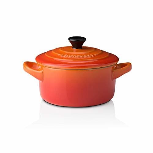 Elemento de la categoría hogar Le Creuset 71901100900100 Mini cocotte, Redonda, Cerámica de gres, Naranja