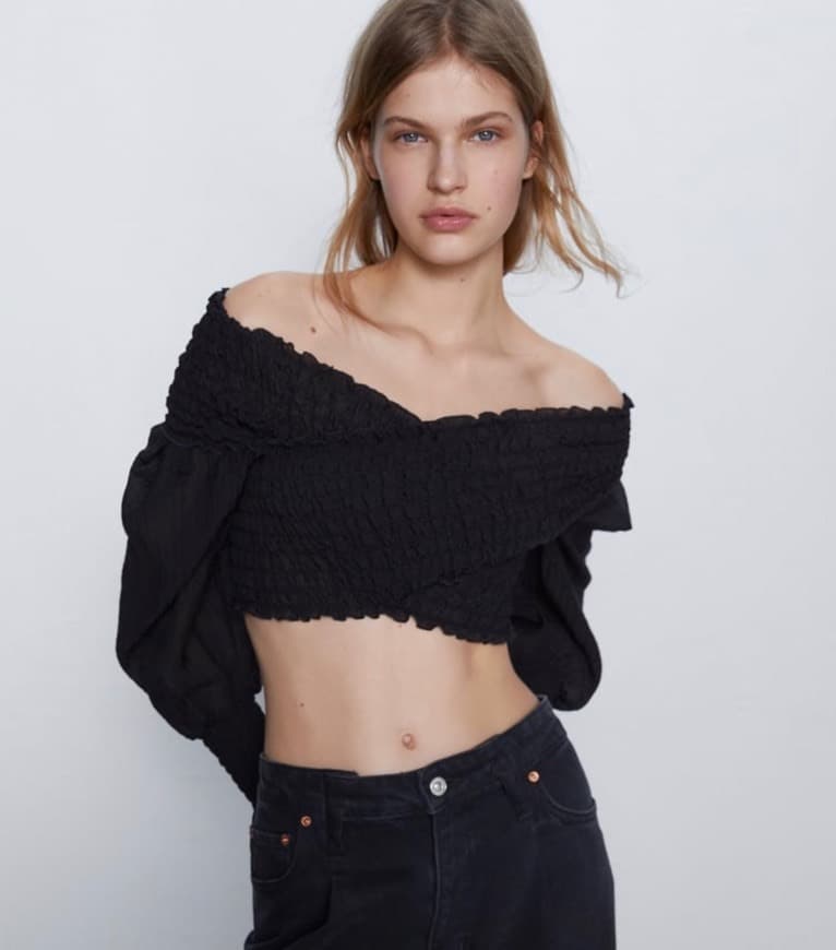 Producto Blusa cropped ZARA