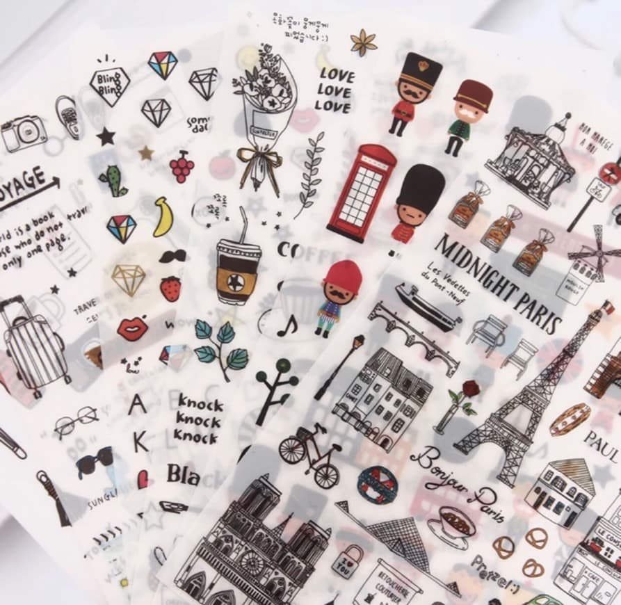 Fashion Travel stickers