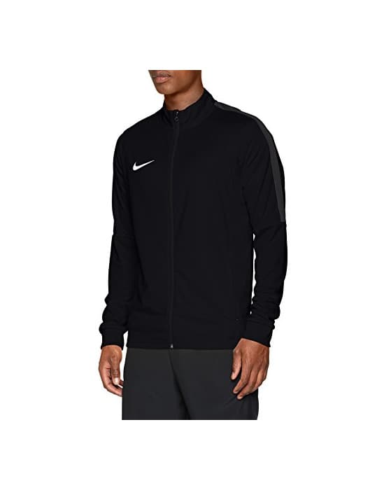 Fitness Nike Men's Dry Academy 18 - Chaqueta de futbol para hombre, Negro