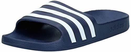 Fashion Adidas Adilette Aqua Zapatos de playa y piscina Unisex adulto, Azul