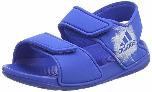 Moda Adidas Altaswim I, Sandalias para Bebés, Azul