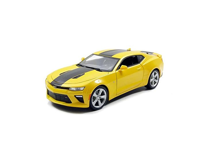 Product Maisto 31689y Chevrolet Camaro SS - 2016 - Escala 1/18 - Amarillo