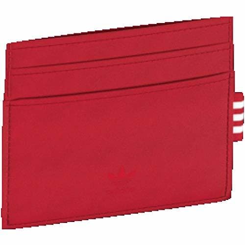 Moda adidas Card Holder, Cartera Unisex Adulto, Rojo