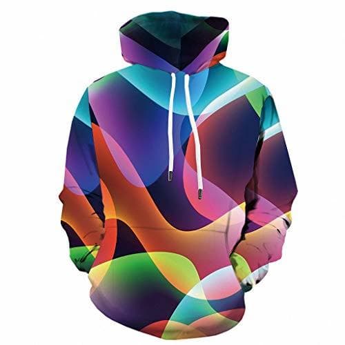 Moda Sylar Sudaderas Hombre con Capucha Tallas Grandes Moda 3D impresión Sudadera Manga