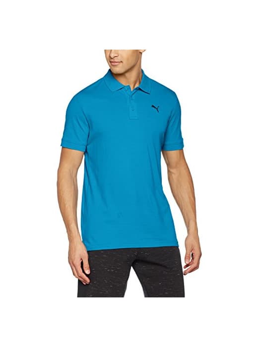 Fitness Puma Ess Pique, Camiseta Polo Hombre, Azul