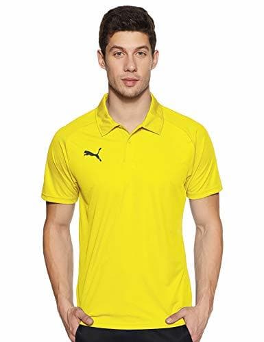 Fitness PUMA Liga Sideline Polo T-Shirt, Hombre, Amarillo