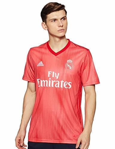 Fitness adidas Real Madrid Third - Camiseta de fútbol para Hombre, Color Real Coral, Vivid