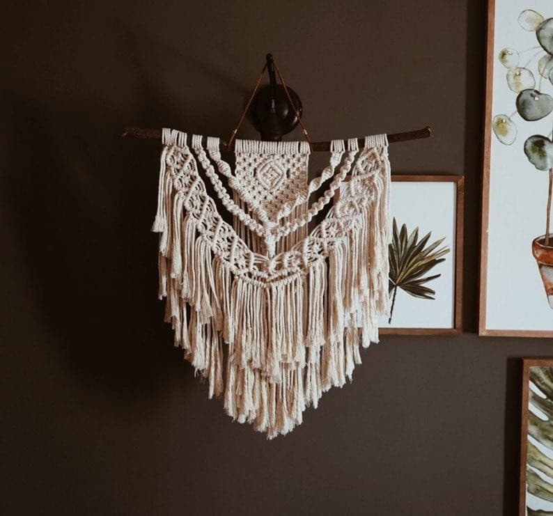 Producto Macrame spring wall hanging