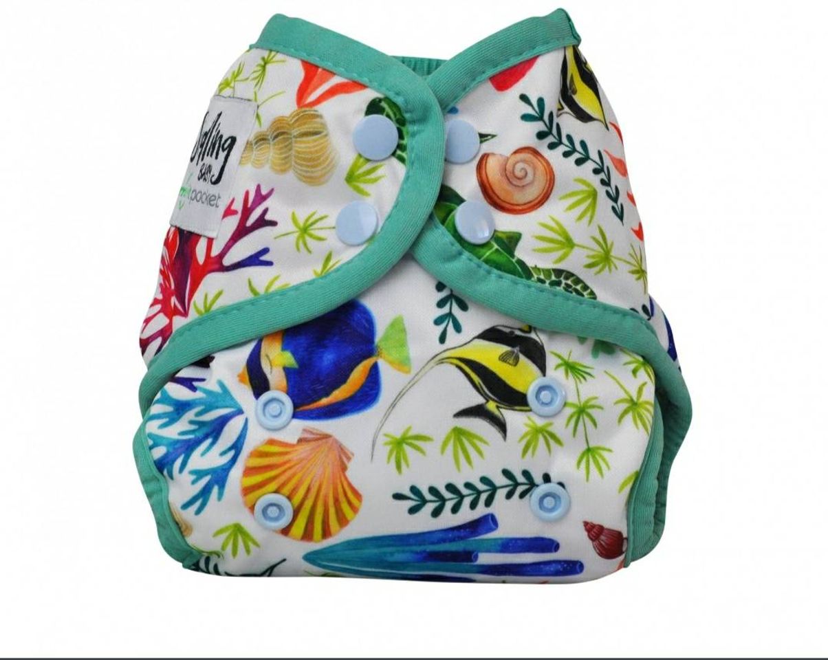 Moda Fralda de Bolso Mini Seedling Baby | Eco Tiny