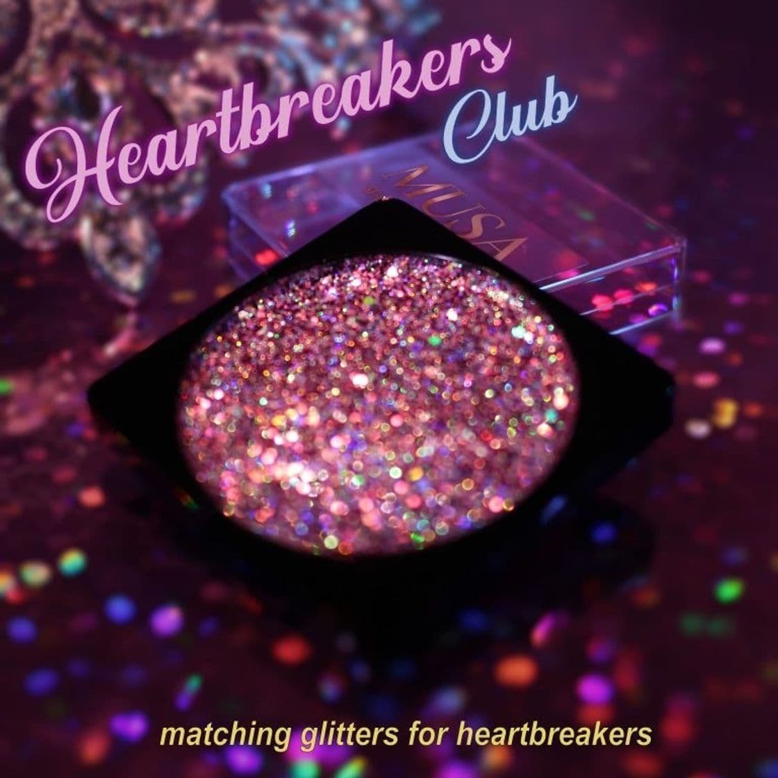 Producto Creamy Glitter “Heartbreaker” MUSA MAKEUP