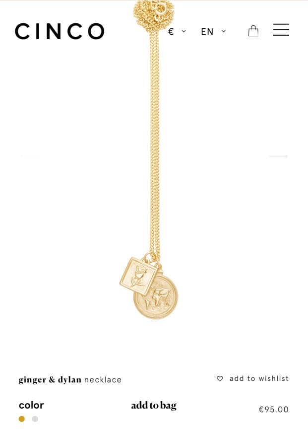 Moda Gold necklace 