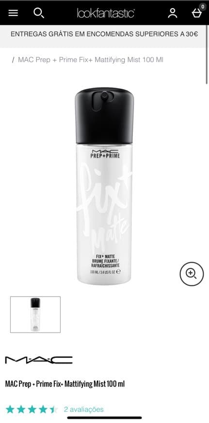 Producto Setting spray