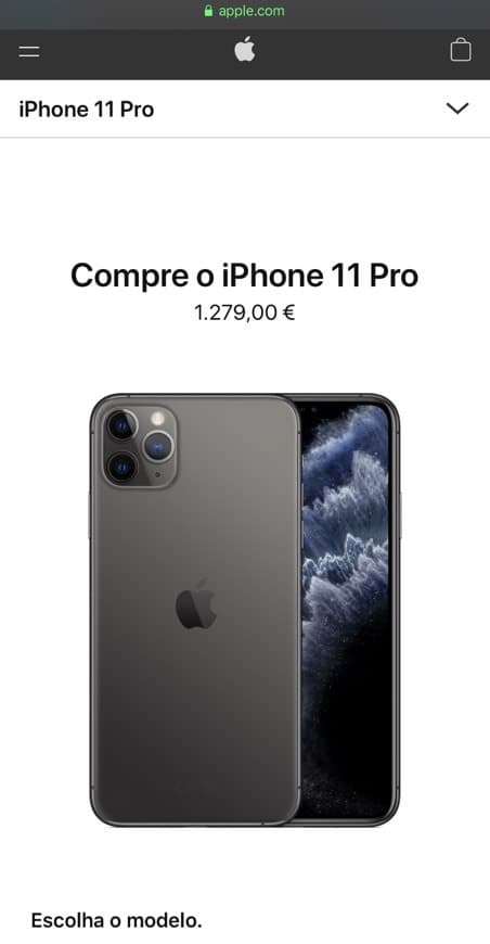 Producto iPhone 11 Pro