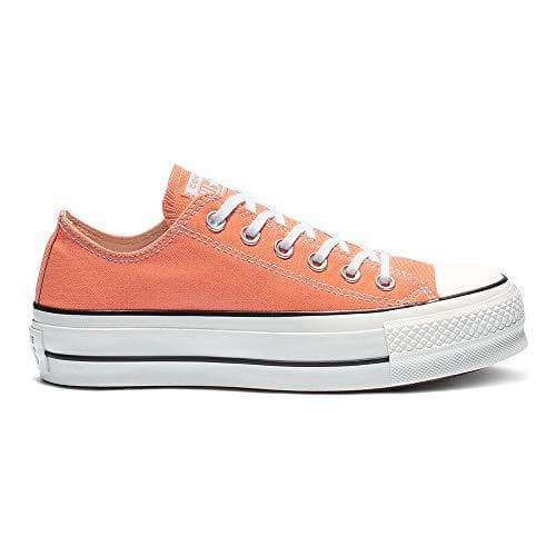 Fashion Converse Chuck Taylor All Stars, Zapatillas para Mujer, Marfil