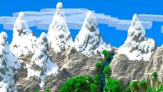 Moda MONTAÑAS NEVADAS EN MINECRAFT MAPA EPICO