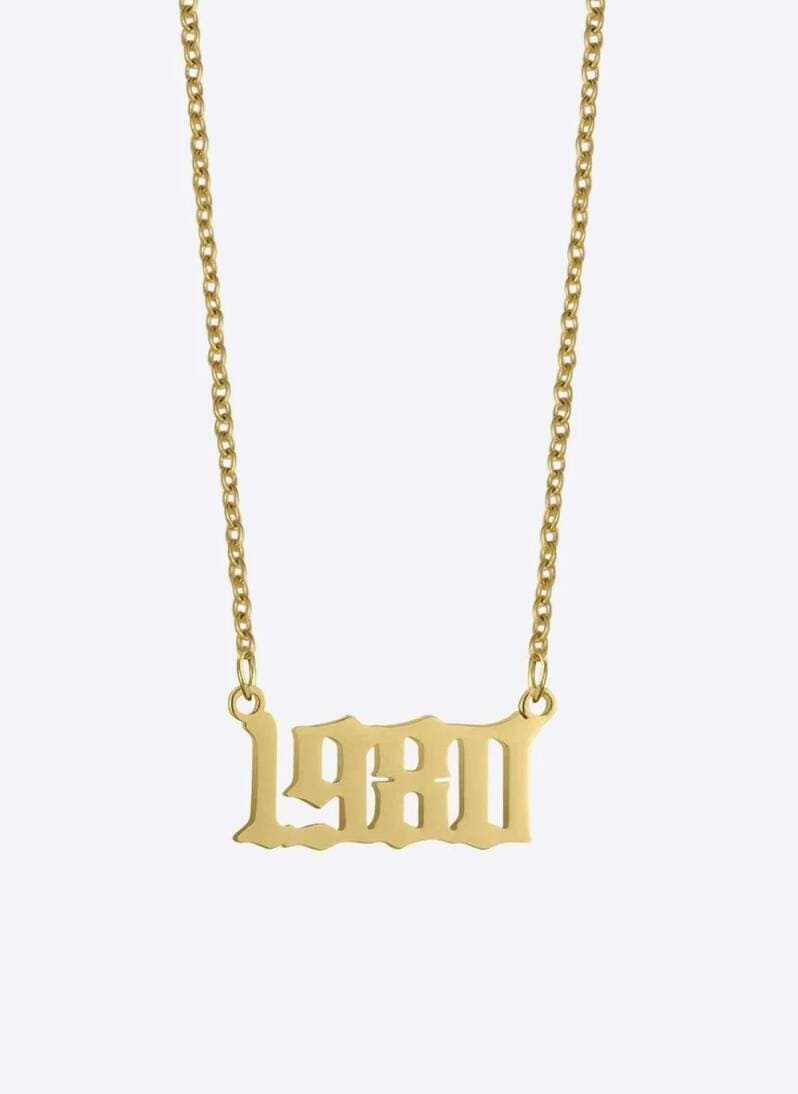 Fashion Number necklace