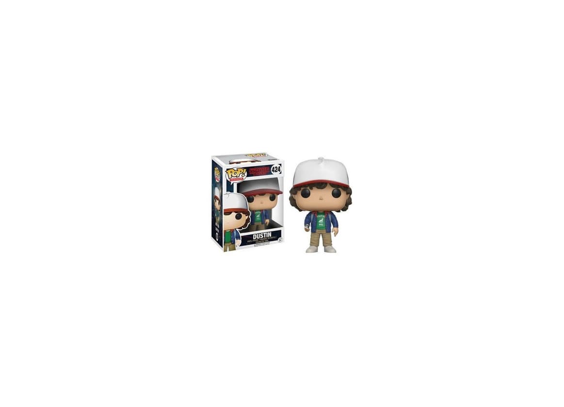 Game Funko Pop!- Stranger Things Dustin Figura de Vinilo,, Estándar