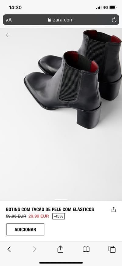 Product Botins Zara