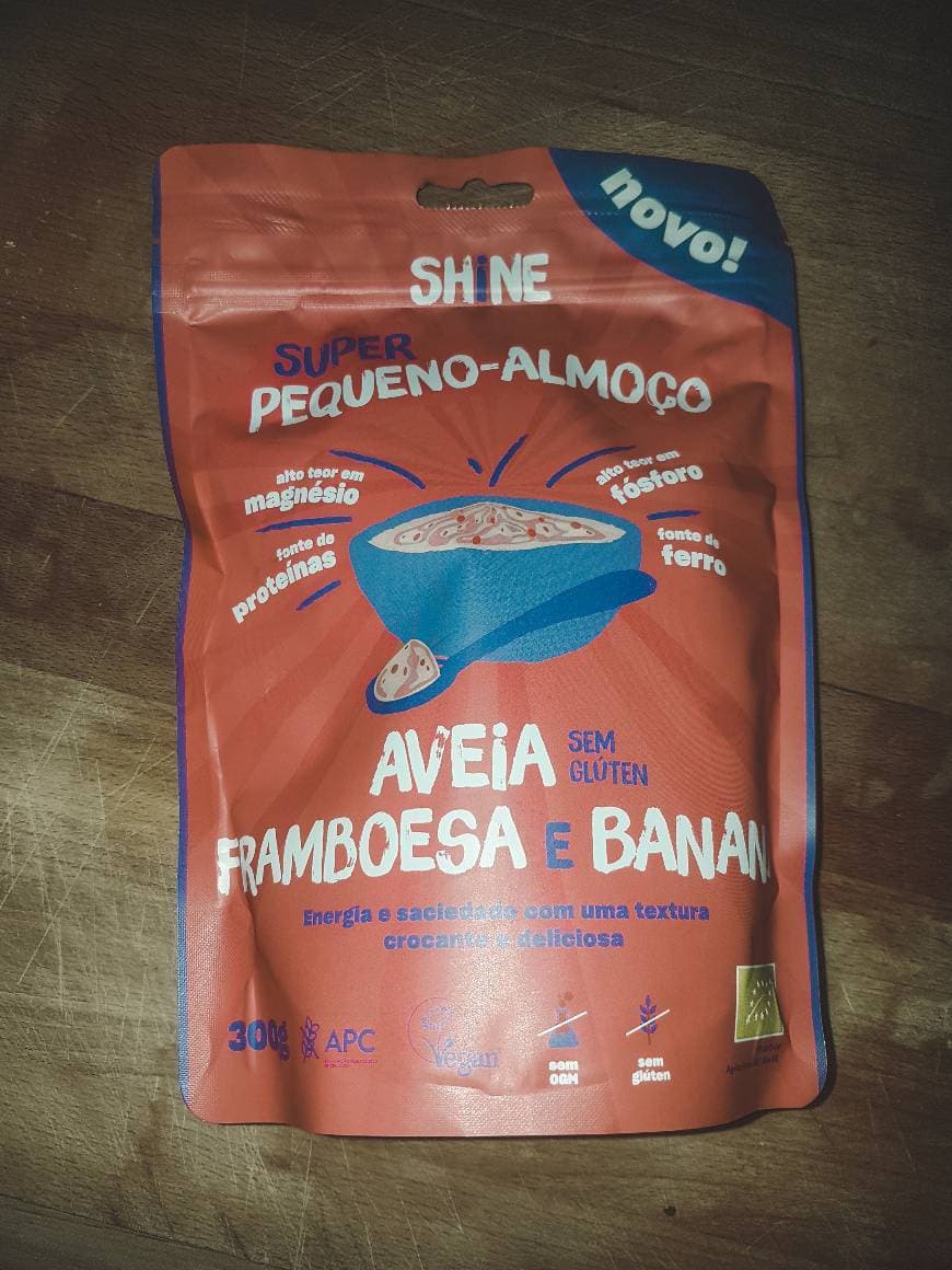 Product Aveia de Banana e Framboesa