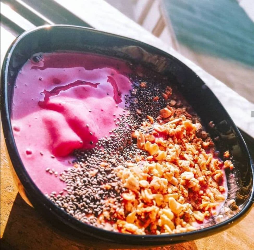 Fashion Smoothie Bowl de frutos vermelhos 