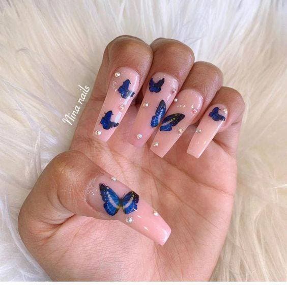 Fashion Butterfly nails 