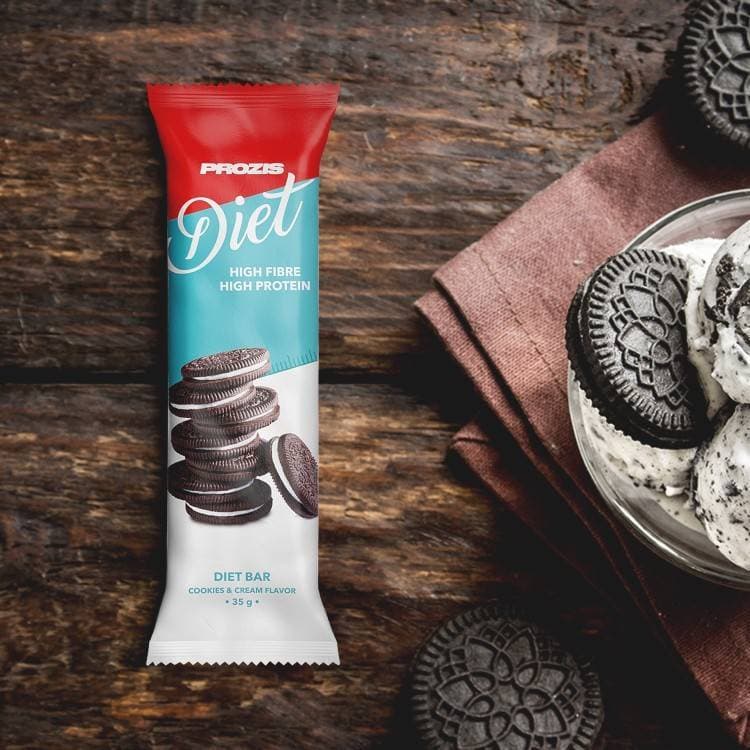 Producto Diet Bar Cookies & Cream Flavor 35 g