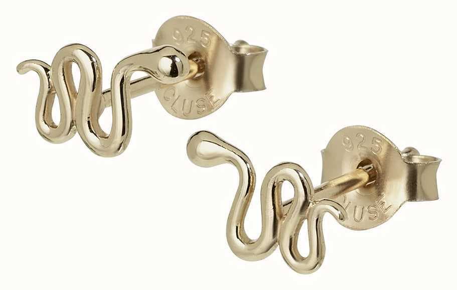 Product Force Tropicale Gold Snake Stud Earrings