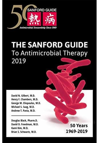 Libro The Sanford Guide to Antimicrobial Therapy 2019