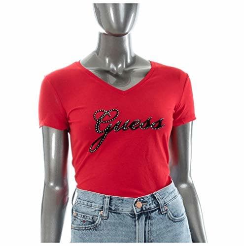 Moda Guess T-Shirt Mujer x-Small Rojo