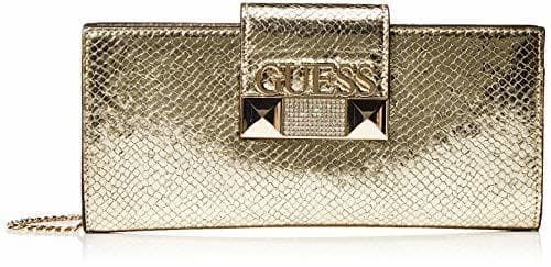 Moda Guess - Jazzie, Bolso de mano Mujer, Dorado