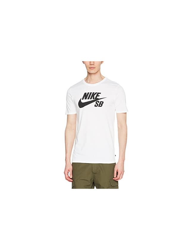 Fitness Nike SB Logo tee Camiseta, Hombre, Blanco